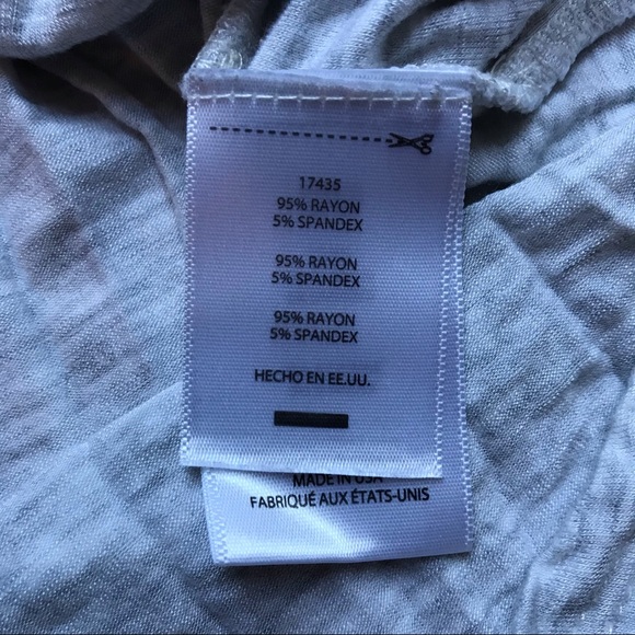 Anthro Dolan Left Coast Collection Grey Top, EUC S - Picture 9 of 11